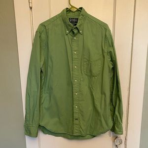 Gitman Brothers Vintage green Oxford button down